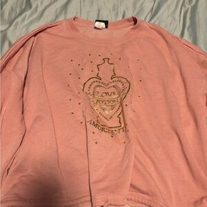 Harry Potter Graphic Sweatshirt with Gold Accents